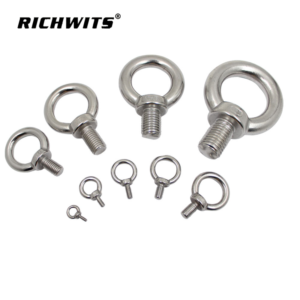 JIS1168 Stainless Steel 304 Lifting Eye Bolt for Heavy Industrial Machinery