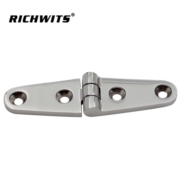 Marine Hardware Stainless Steel 316 Casting Symmetrical Boat Hinges for Furniture