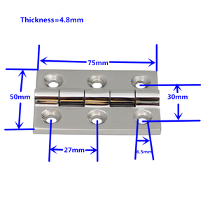  Heavy Duty Metal Furniture Door Hinges Butt Stainless Steel Hinge