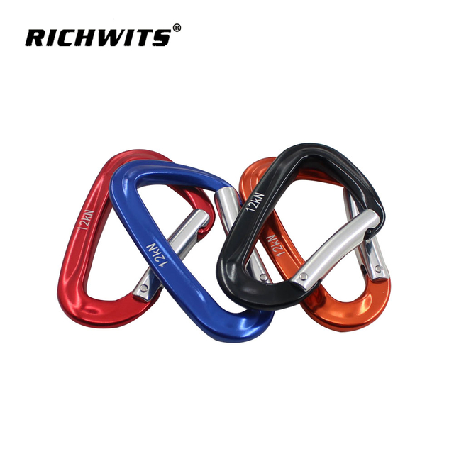 High Load-bearing Outdoor Metal 7075D 48*80 Automatic Lock Aviation Aluminum Rock Carabiner Hook