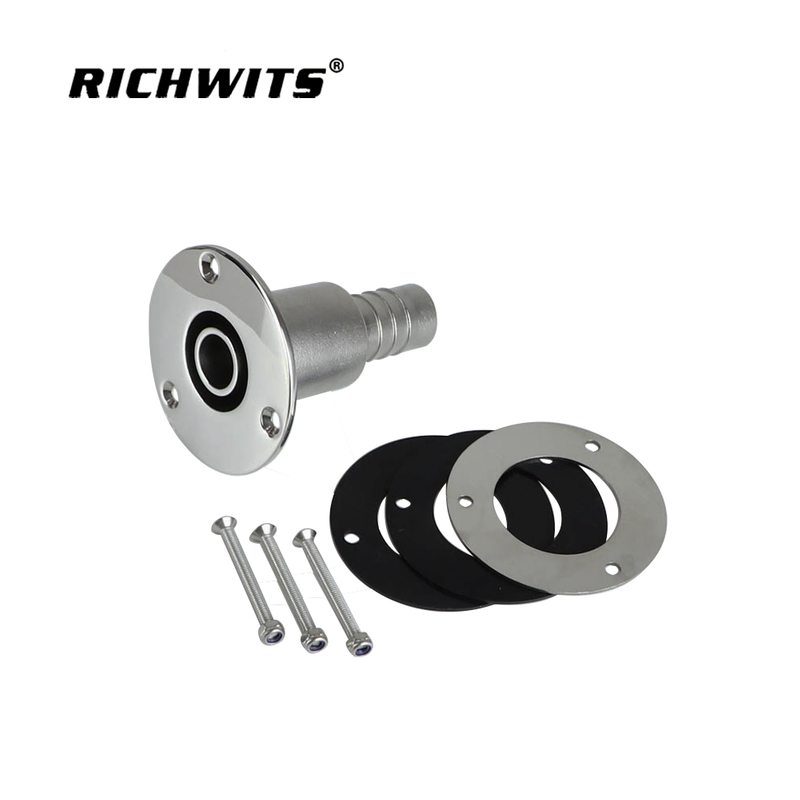 Marine Heater Thru Hull Exhaust Skin Fitting 316 Stainless Steel Boat Latch