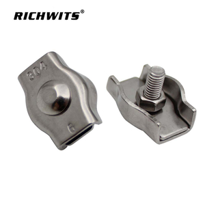 Marine Hardware Stainless Steel 304 Simplex Wire Rope Clips Single Wire Rope Cross Clamp