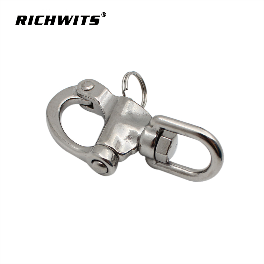 Rigging Hardware Swivel Eye Snap Shackle Stainless Steel 304/316 Shackle for Ship Yacht