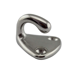 Marine Grade Hardware Fending Hook 316 Stainless Steel Pad Eye Fender Hook