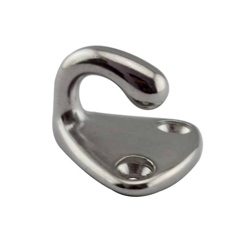 Marine Grade Hardware Fending Hook 316 Stainless Steel Pad Eye Fender Hook