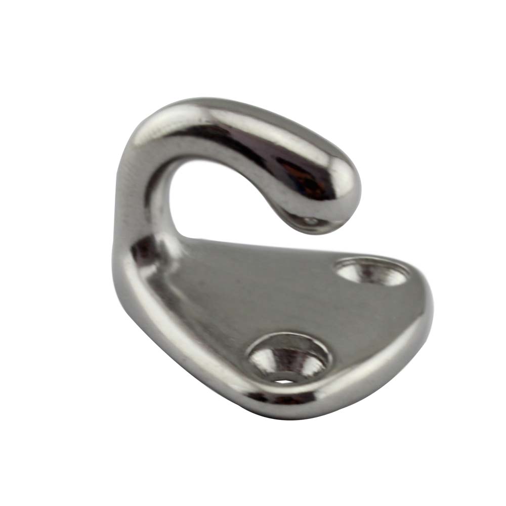 Marine Grade Hardware Fending Hook 316 Stainless Steel Pad Eye Fender Hook