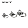Rigging Hardware Stainless Steel Marine Grade Hardware Wall Mounted Welded Ring Round Pad Eye Plate with Ring