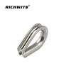 Boat Hardware Rigging Thimble Stainless Steel Rigging Wire Rope Thimble for Clip
