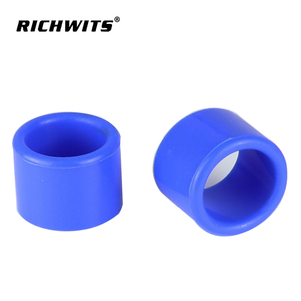 Black Rubber Fishing Rod Holder Tackle Cap Kit Fit for Rod Holder Pole Rest Rack Insert Protectors