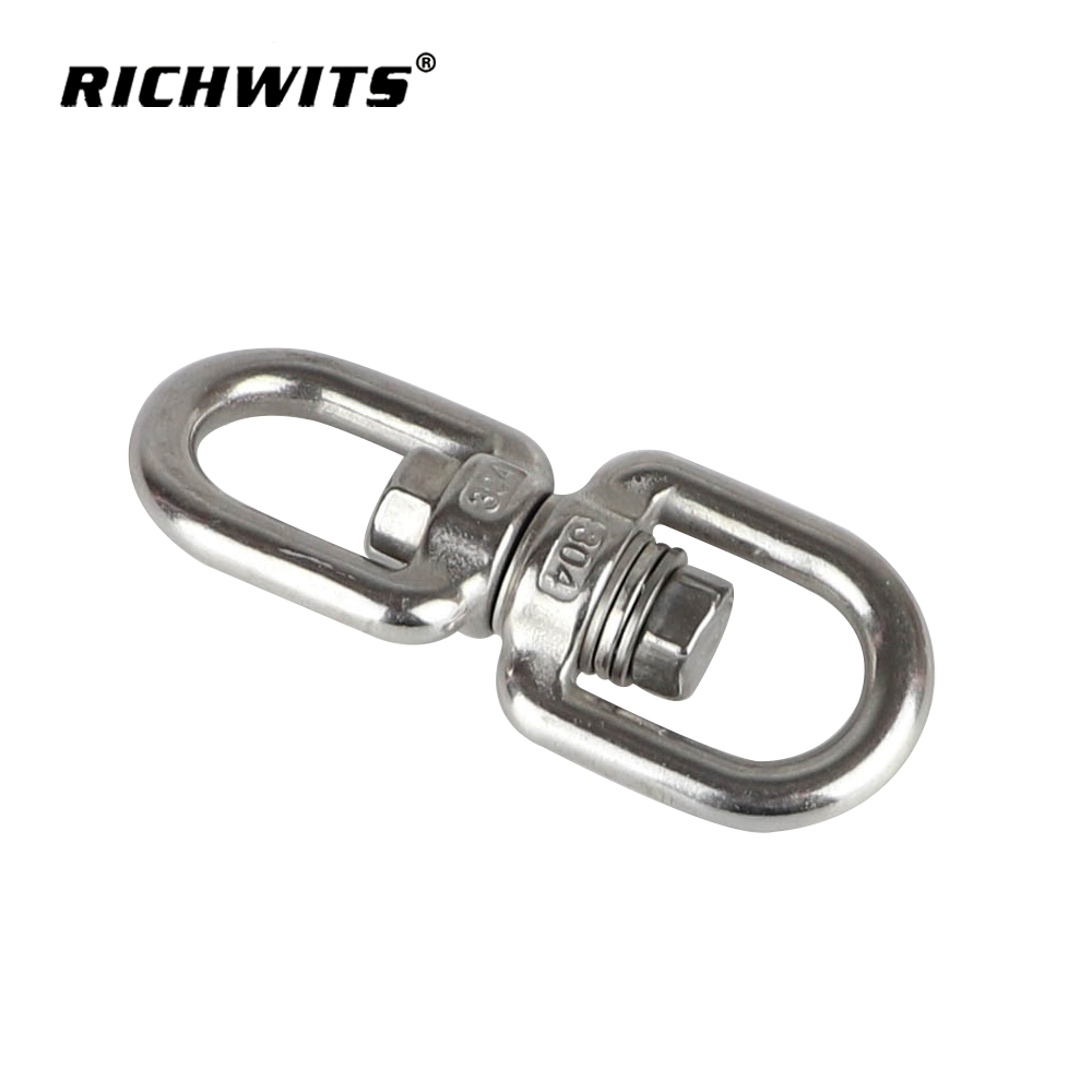 304 Stainless Steel with Bearing Rotating Ring Swivels Swing Accessories Outdoor Hardware