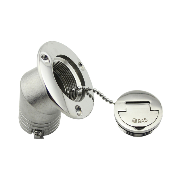 Polished 316 SS for 1-1/2''(38MM) Marine Boat Yacht Caravan Water Tank Deck Fill Filler Hardware Fitting