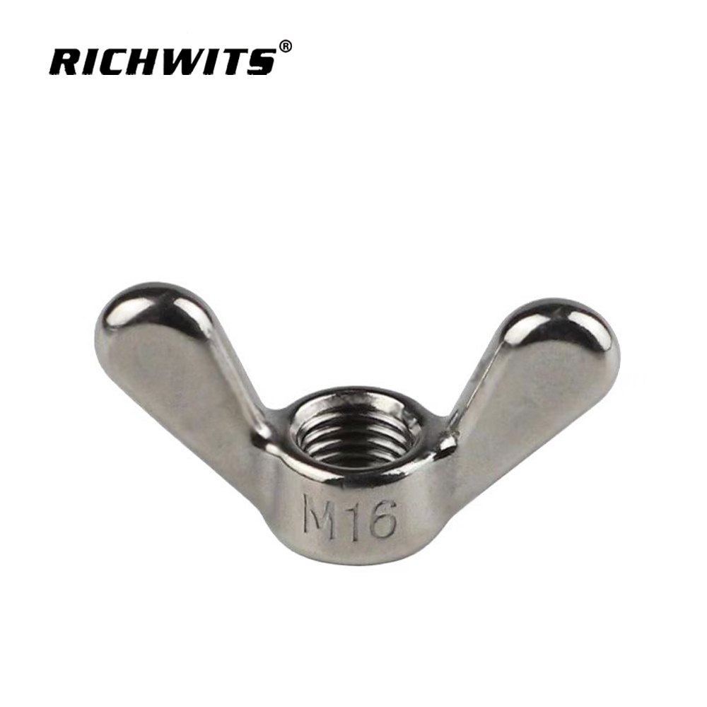Custom Stainless Steel Wing butterfly Nut M10 M12 M16