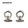 Rigging Hardware Screw Eye Hook Stainless Steel 316 Eye Screw Whit Plate