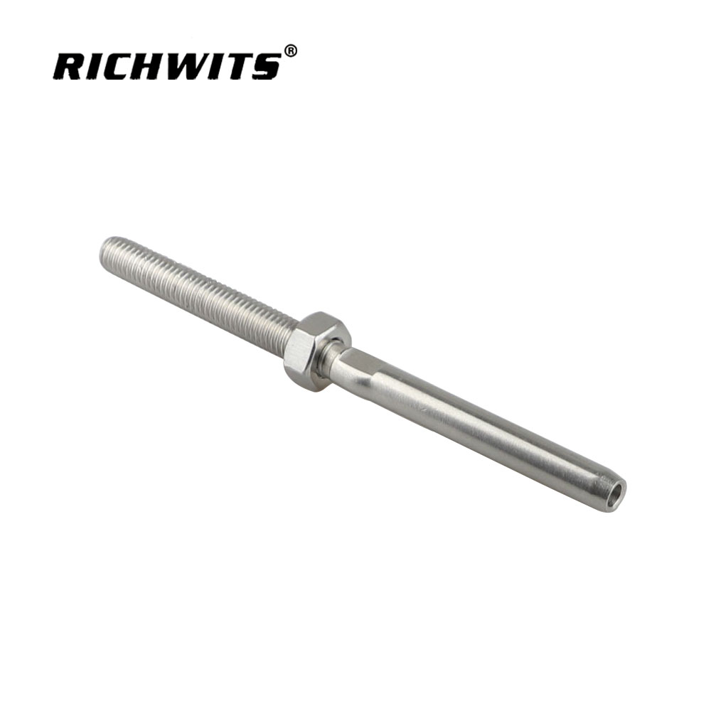 Hardware Strainless Steel 316 Straight Rod Connector