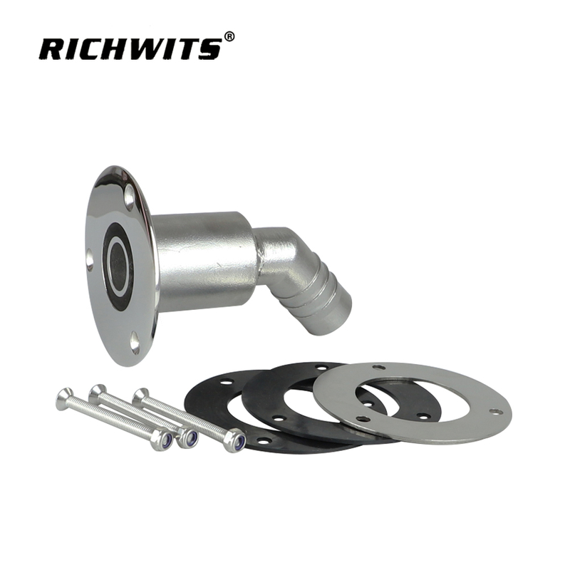 Marine Hardware Tube Pipe Socket Hardware for Diesel Parking Heaters SS316 Thru Hull