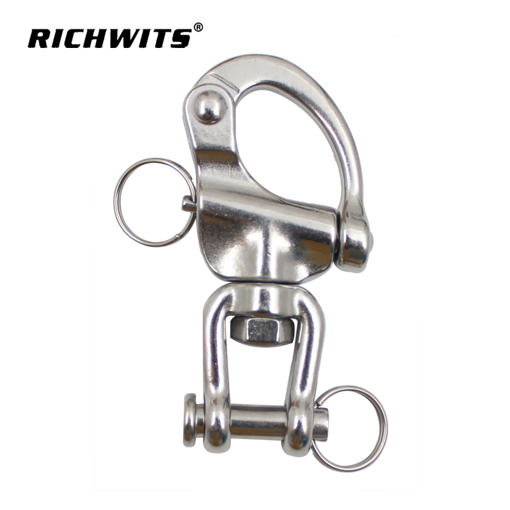 Swivel Jaw Snap Shackle Rigging Hardware Stainless Steel 316 Shackle 
