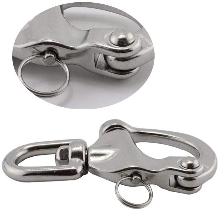 Rigging Hardware Swivel Eye Snap Shackle Stainless Steel 304/316 Shackle for Ship Yacht