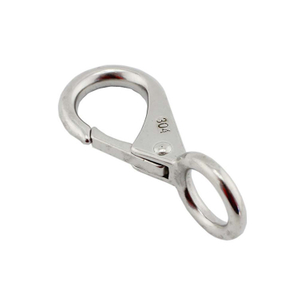 Marine Hardware Fixed-eye Snap Hooks 304/316 Stainless Steel Easy Snap Hook