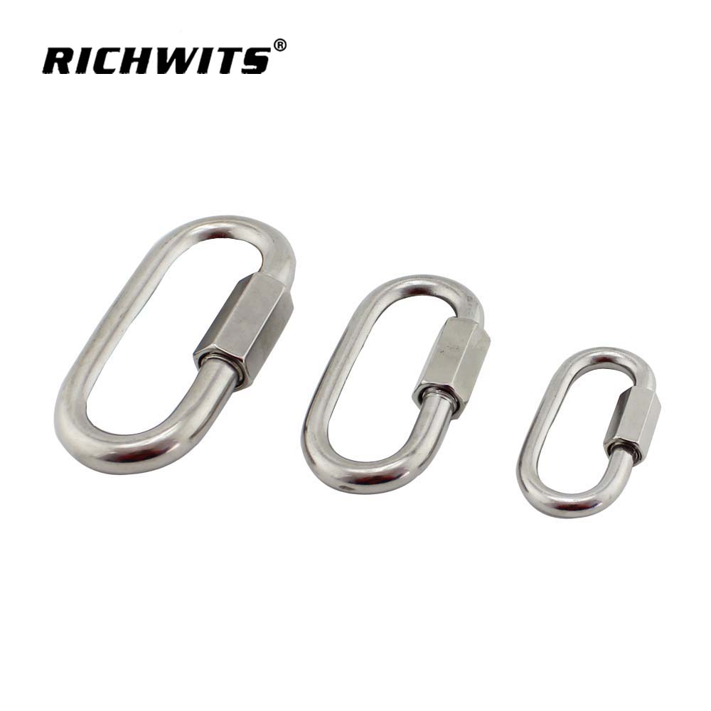 Rigging Hardware Quick Link Stainless Steel 304 Snap Hook Carabiner C Hook