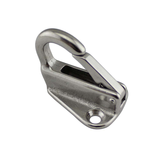 43mm Stainless Steel 316 Fending Hook Fender Spring Hook Snap Attach Rope Boat Sail Tug Ship Marine Hardware