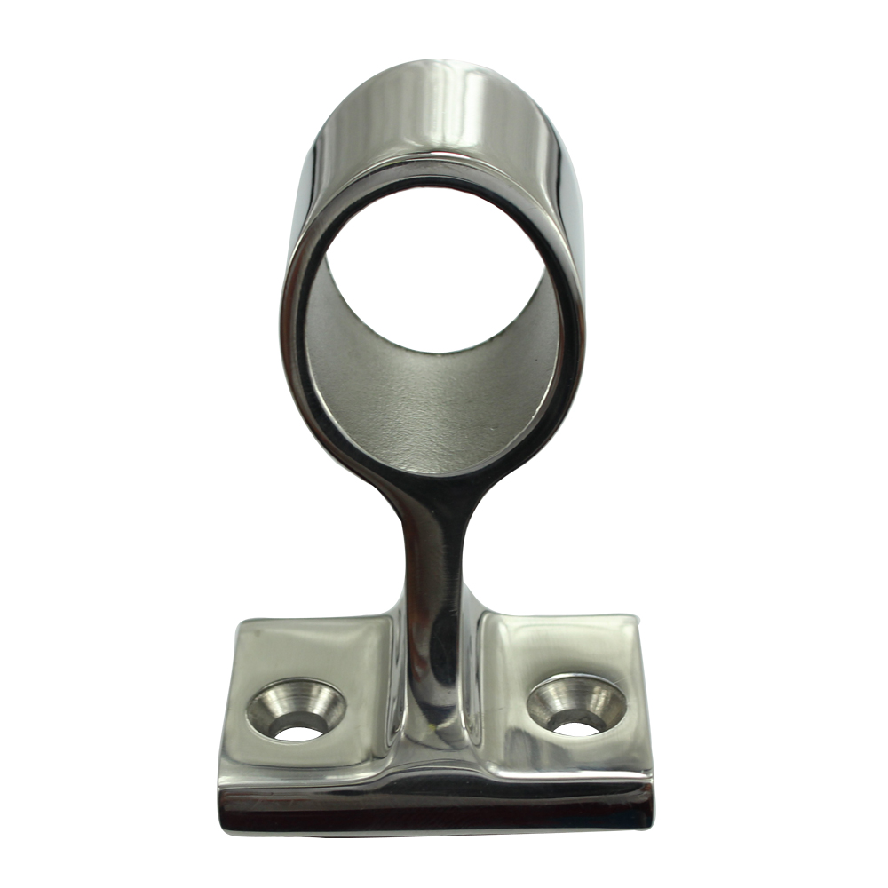 Stainless Steel 316 Bracket Boat Hand Rail Fitting 60 Degree Center Stanchion 7/8 Pipe