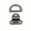 Marine Hardware High Mirror Polished Marine Boat Latch D Ring Folding Pads Eye