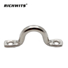 Heavy Duty Metal Pad Eyes Plate Snap Drop Ceiling Anchor Hooks SS316 Wire Eye Strap