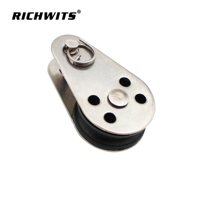 Rigging Hardware Wire Rope Hanging Wire Towing Wheel SS304 Pulley Block