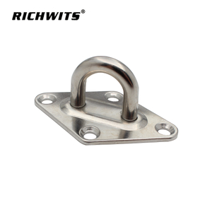 Rigging Hardware Stainless Steel 304 or 316 Diamond Pad Eye Plate 5/6/8/10mm