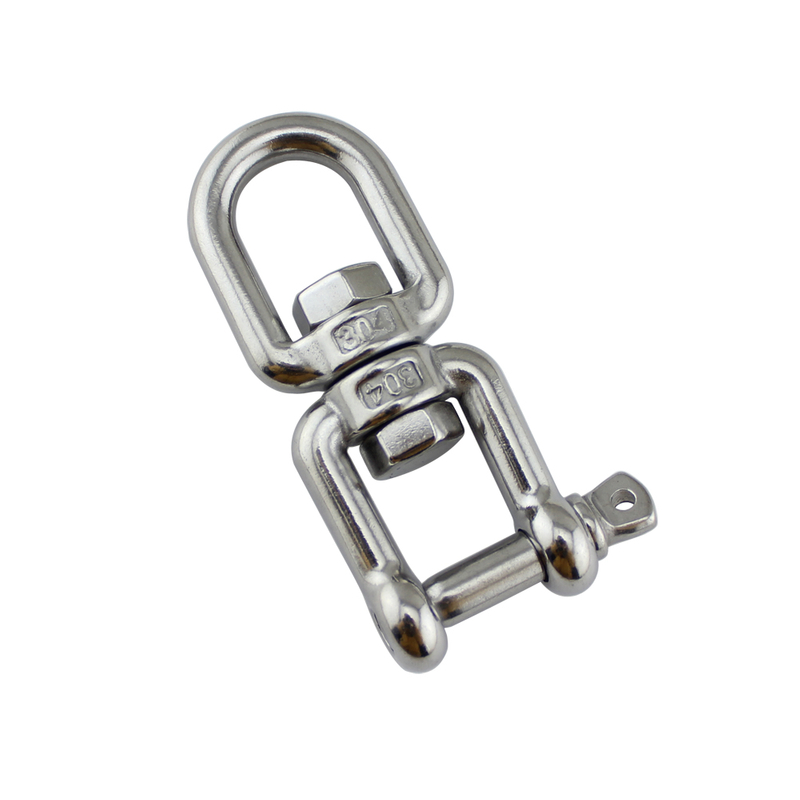 Rigging Hardware Stainless Steel Jaw and Eye Swivel Snap Hook