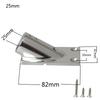  Marine Hardware 30 Degree Rectangular Rail Base for Ship Yacht 316 Stainless Steel 