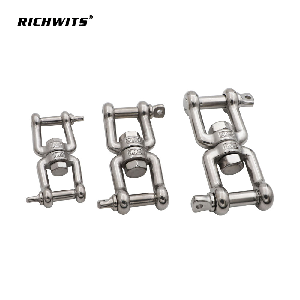 Rigging Hardware Stainless Steel Jaw and Jaw Swivel 4mm-20mm