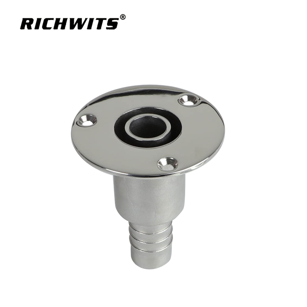 Marine Heater Thru Hull Exhaust Skin Fitting 316 Stainless Steel Boat Latch