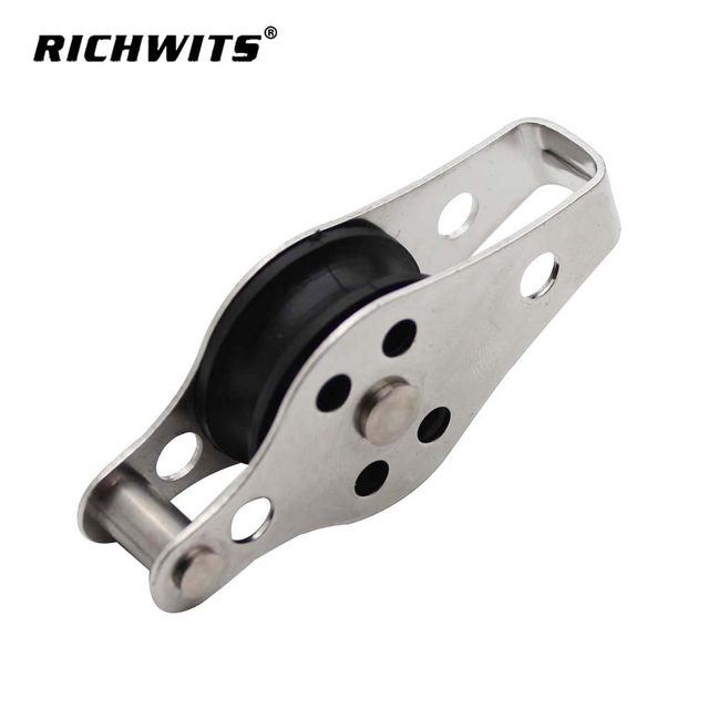 304 /316 Hardware Stainless Steel Wire Rope Hanging Wire Towing Wheel 608 Pulley