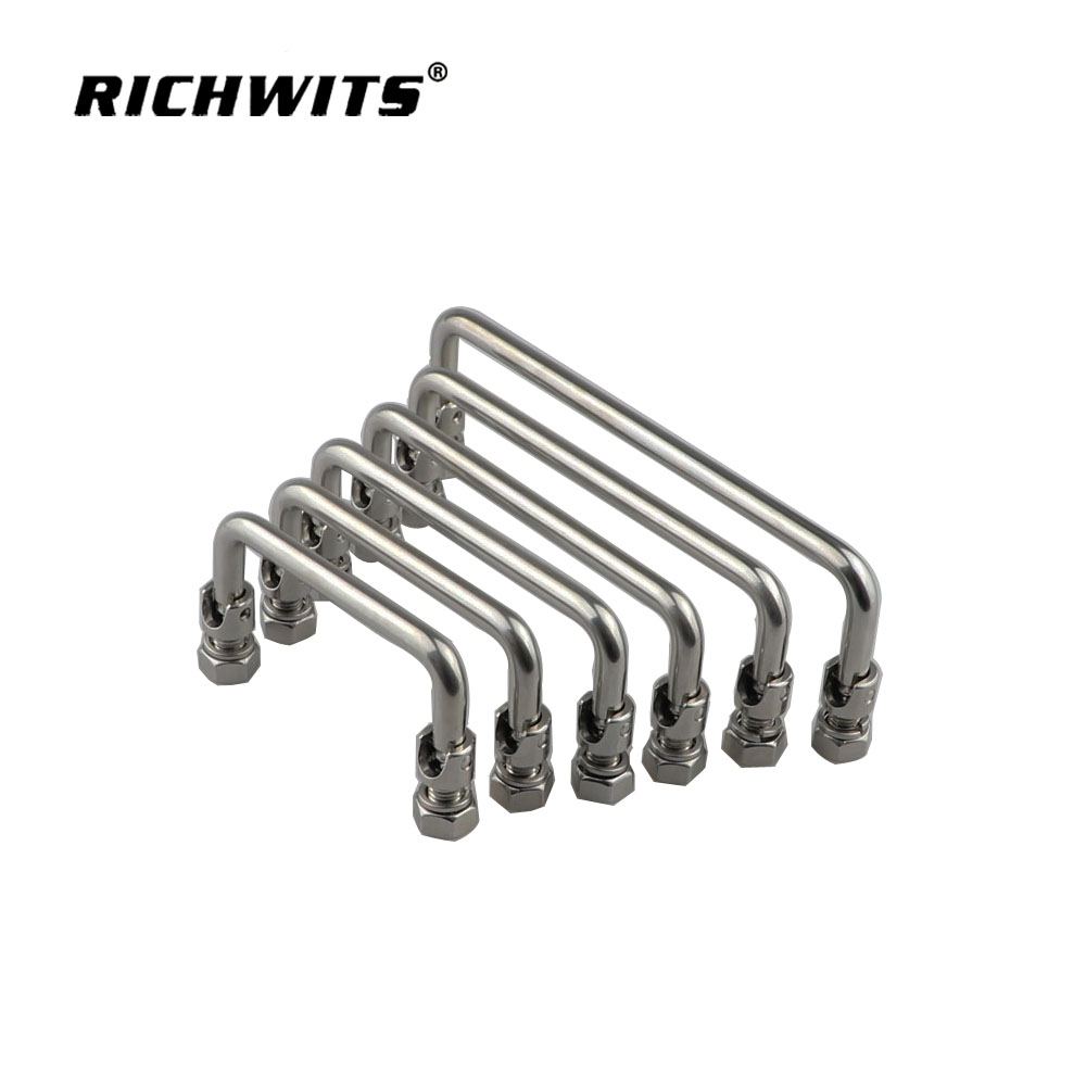  Marine Hardware Stainless Steel 304 LS 506 Can Turn Folding Pull Handle for Boat Yacht Rv.