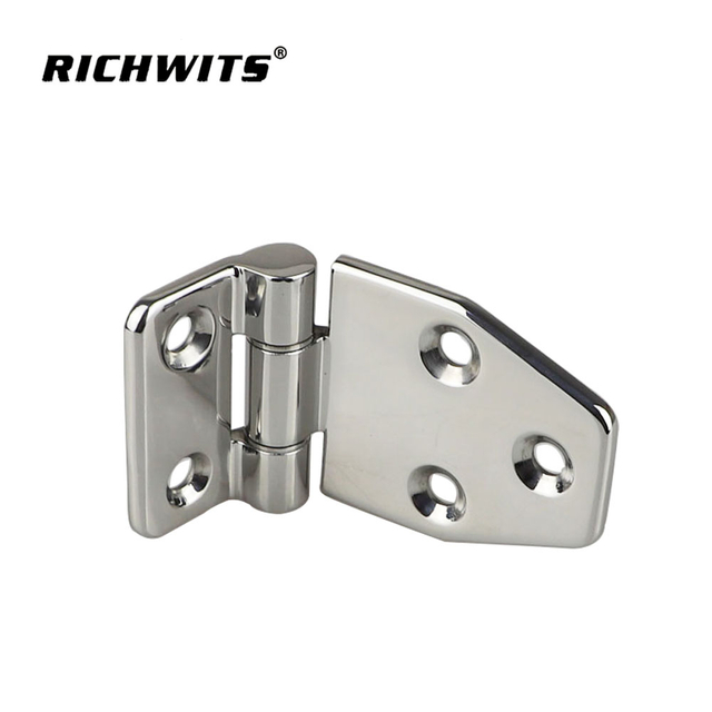 High Polished Industrial Hardware Cabinet Stainless Steel Door Window Hinge 65x118mm