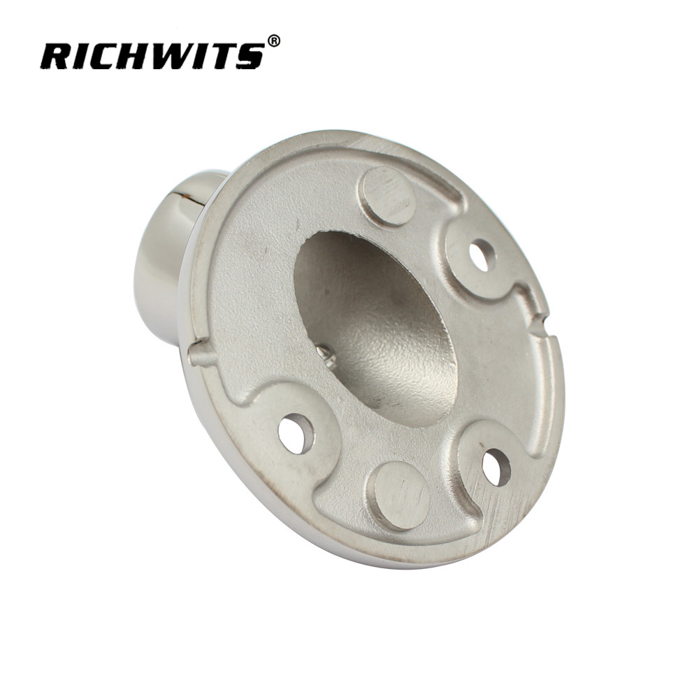 45 Degree Marine Accessories Rail Fitting Base 316 Stainless Steel Railing Base