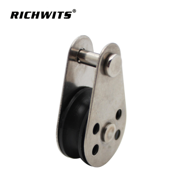 Rigging Hardware Wire Rope Hanging Wire Towing Wheel SS304 Pulley Block