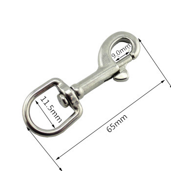 Rigging Hardware Oval Swivel Snap Hook Stainless Steel 316 Snap Shackle