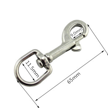 Rigging Hardware Oval Swivel Snap Hook Stainless Steel 316 Snap Shackle