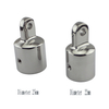 Fitting Boat Bimini Top Hinged with 2 Screws 316 Stainless Steel Top Nut