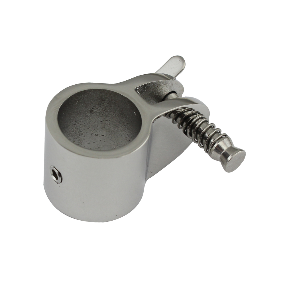 Marine Stainless Steel 316 High Polished Boat Bimini Top Hardware Jaw Slide with Spring Pin
