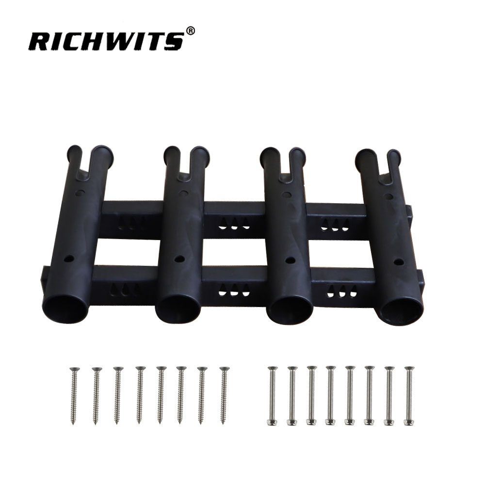 Marine Fishing Rod Holder Bracket Plastic Tube 2 3 4 Rod Rack Boat Fishing Rod Holder