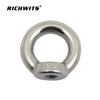 Stainless Steel 304/316 Lifting Eye BOlt with Nuts DIN582 Steel Forged Ring Nut Anchor Lifting Eye Nuts