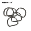 Stainless Steel Webbing Bag D Ring Metal Luggage Ring Buckle Welded Tie Down D Ring