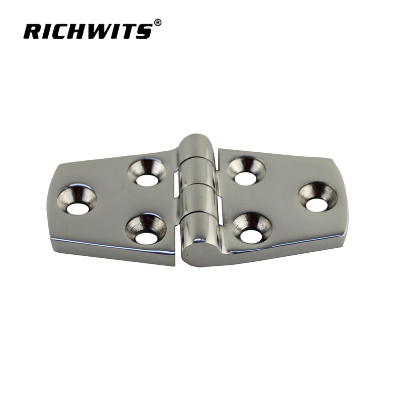 Marine Grade Stainless Steel 316 Polished Casting Heavy Duty Door Hinges for Boat