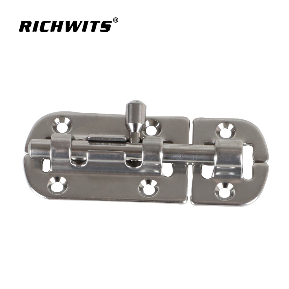 Marine Hardware Stainless Steel 316 Oblong Side Barrel Bolt Door Window Gate Latch Lock