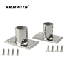  Marine Hardware Accessories Stainless Steel 316 90 Degree Rectangular Rail Base for Boat Yacht 