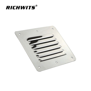 Marine Grade Stainless Steel 316 Boat Marine Square Air Vent Louver Vent Grill Louvered Grill Cover