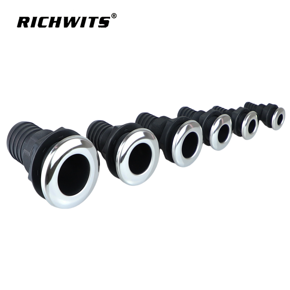 Marine Hardware Plastic Through Hull Outlets Plastic Thru Hull for Hose